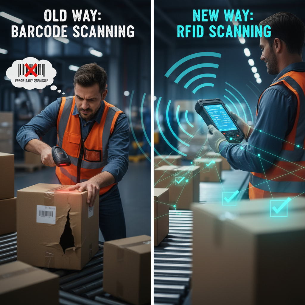 A side-by-side comparison of a barcode scanner and an [RFID reader](https://rainrfid.org/wp-content/uploads/2022/10/What_is_RAIN_RFID_-_Summer_2021-1.pdf)<sup id=