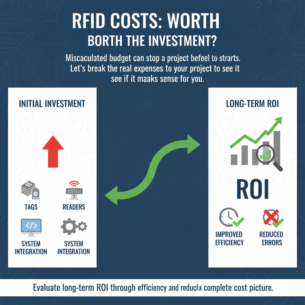 A calculator and a spreadsheet showing a budget for an RFID project