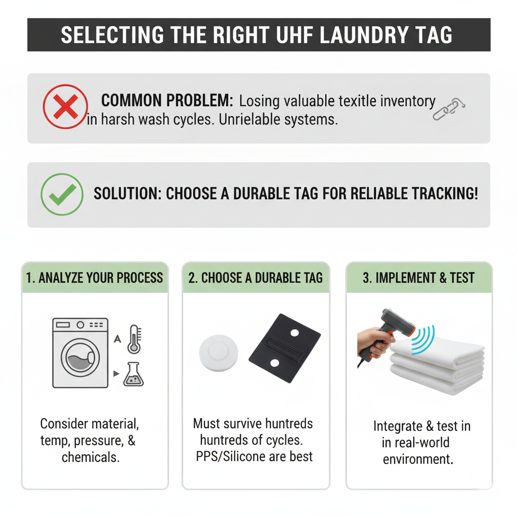 A close-up of different types of [UHF laundry tags](https://rainrfid.org/wp-content/uploads/2017/03/4-HID-RAIN-FOVAHM-Case-Study_PPT_en.pdf)<sup id=