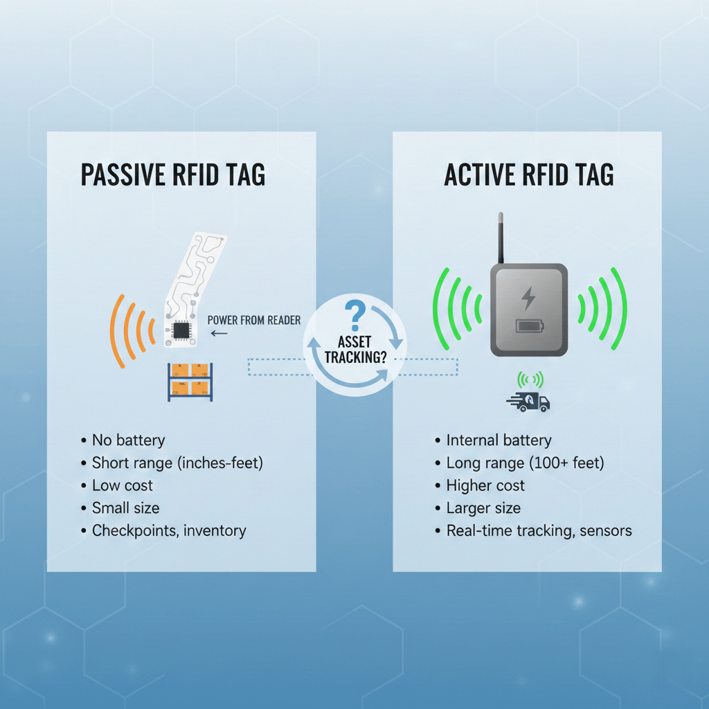 Passive vs. Active RFID Tags: 2026 Comparison Guide for Asset Tracking