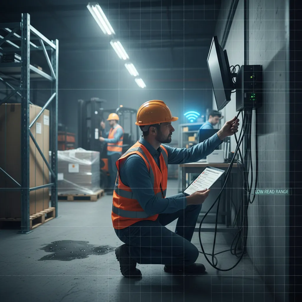 RFID reading range suddenly decreases: Is it a hardware failure or environmental interference? (Troubleshooting Checklist)