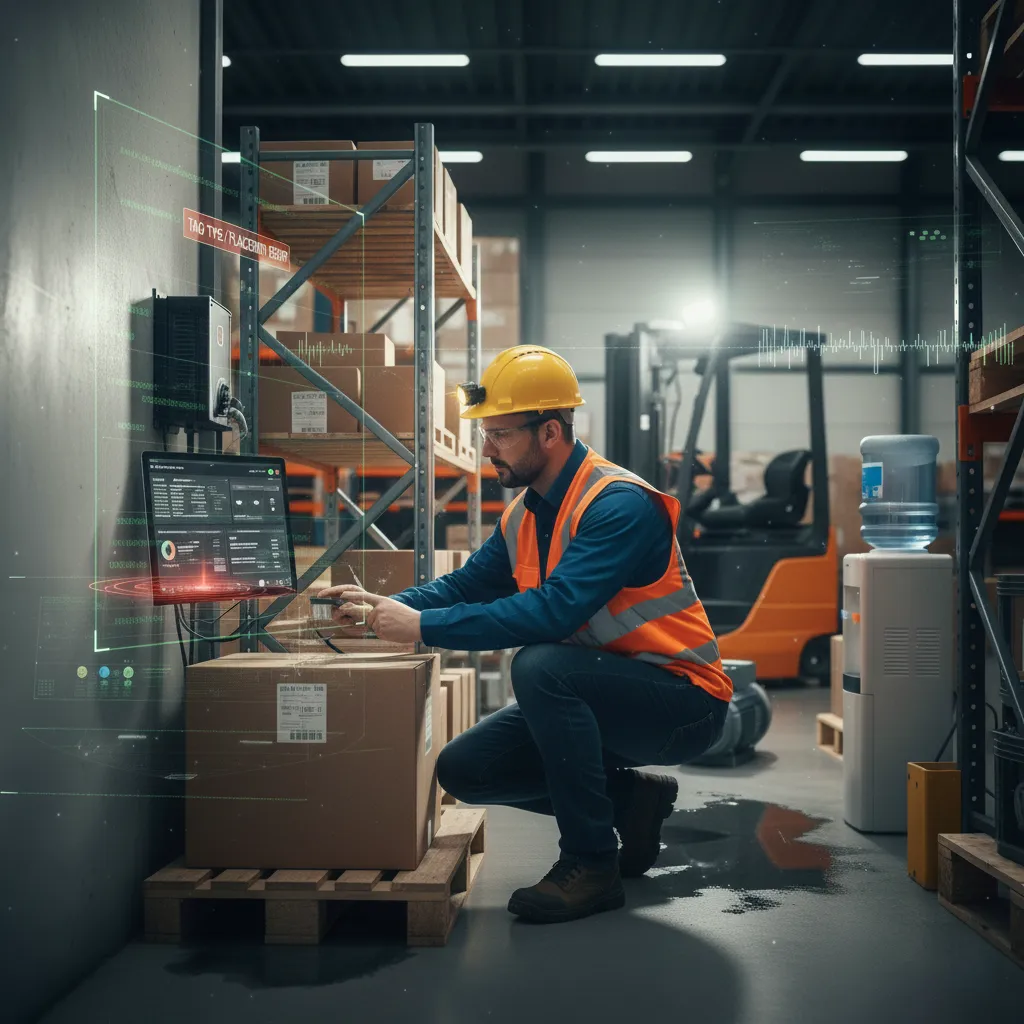 Comparing a standard RFID tag with a special on-metal RFID tag