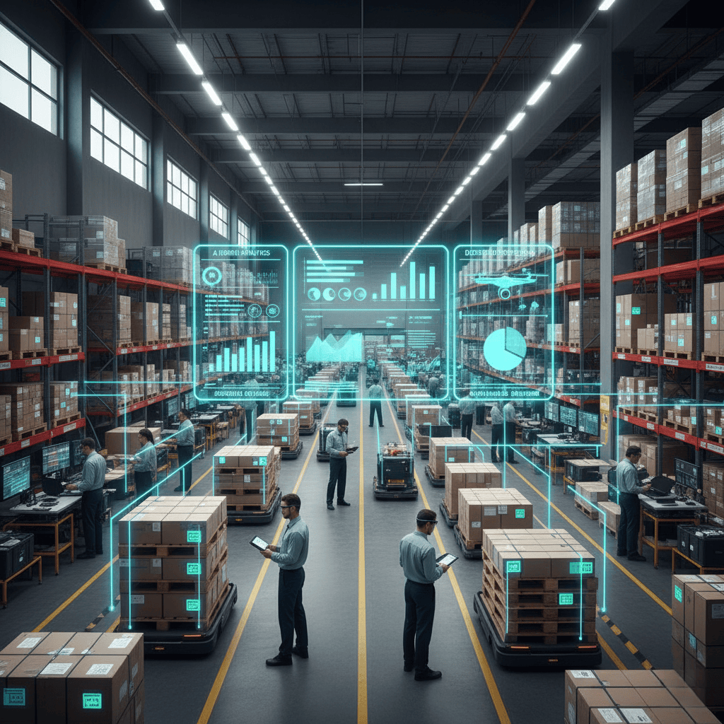 An abstract image representing future RFID technology and data streams