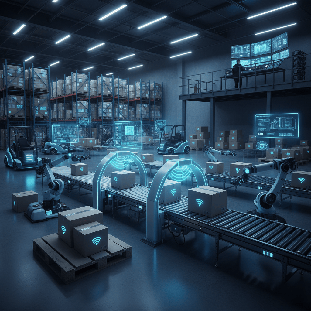 How is RFID used in logistics?