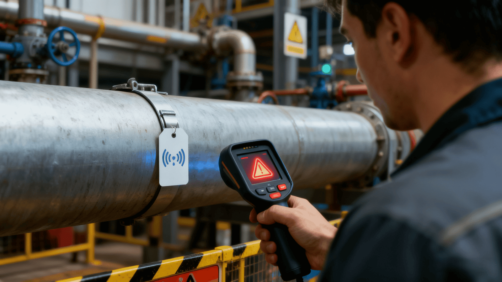 A comparison of a standard RFID tag and an anti-metal RFID tag