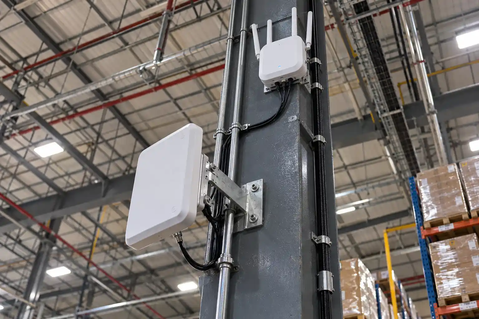 Wi-Fi channel configuration for a mixed industrial RF environment