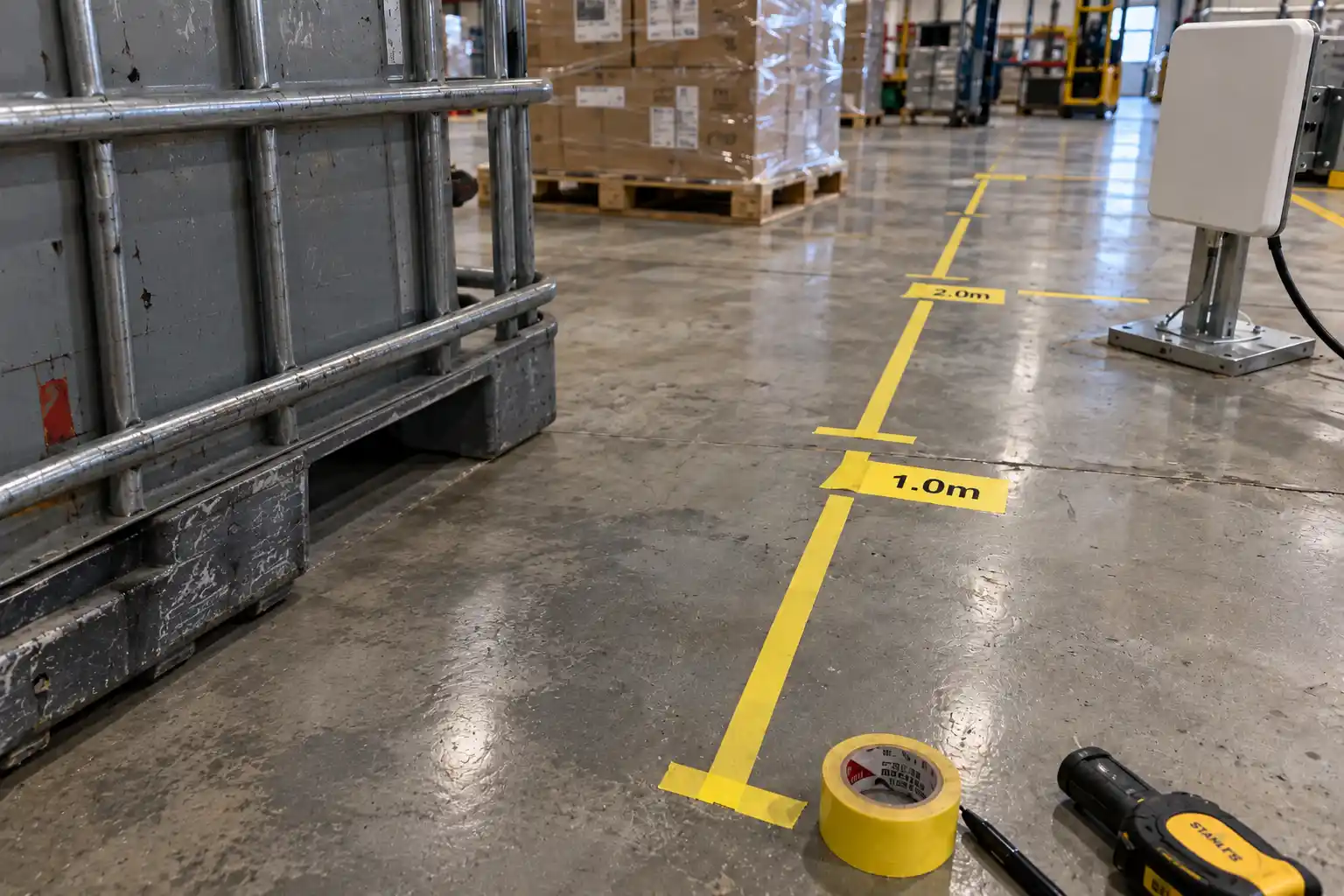 RFID reader frequency and channel configuration interface