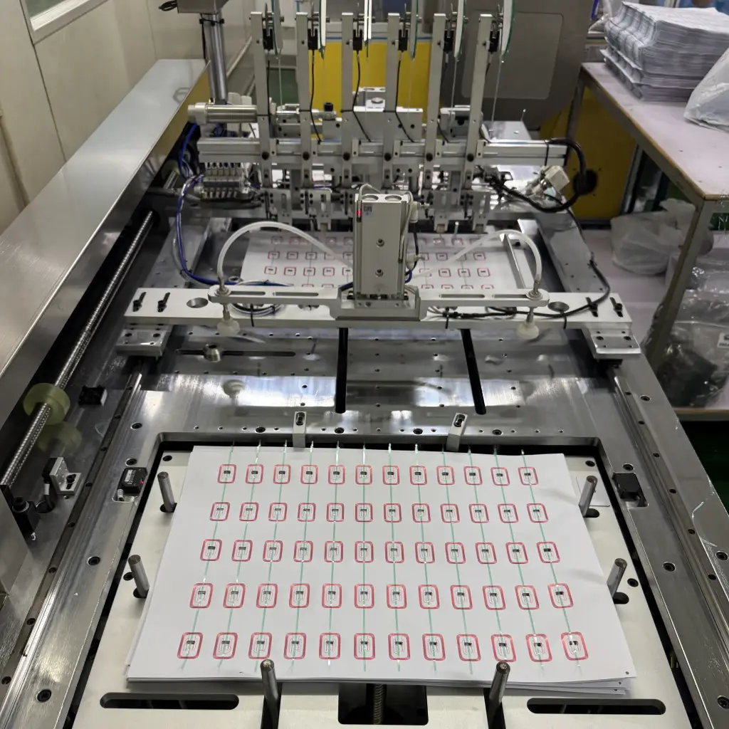 factory production line vs office stock photo