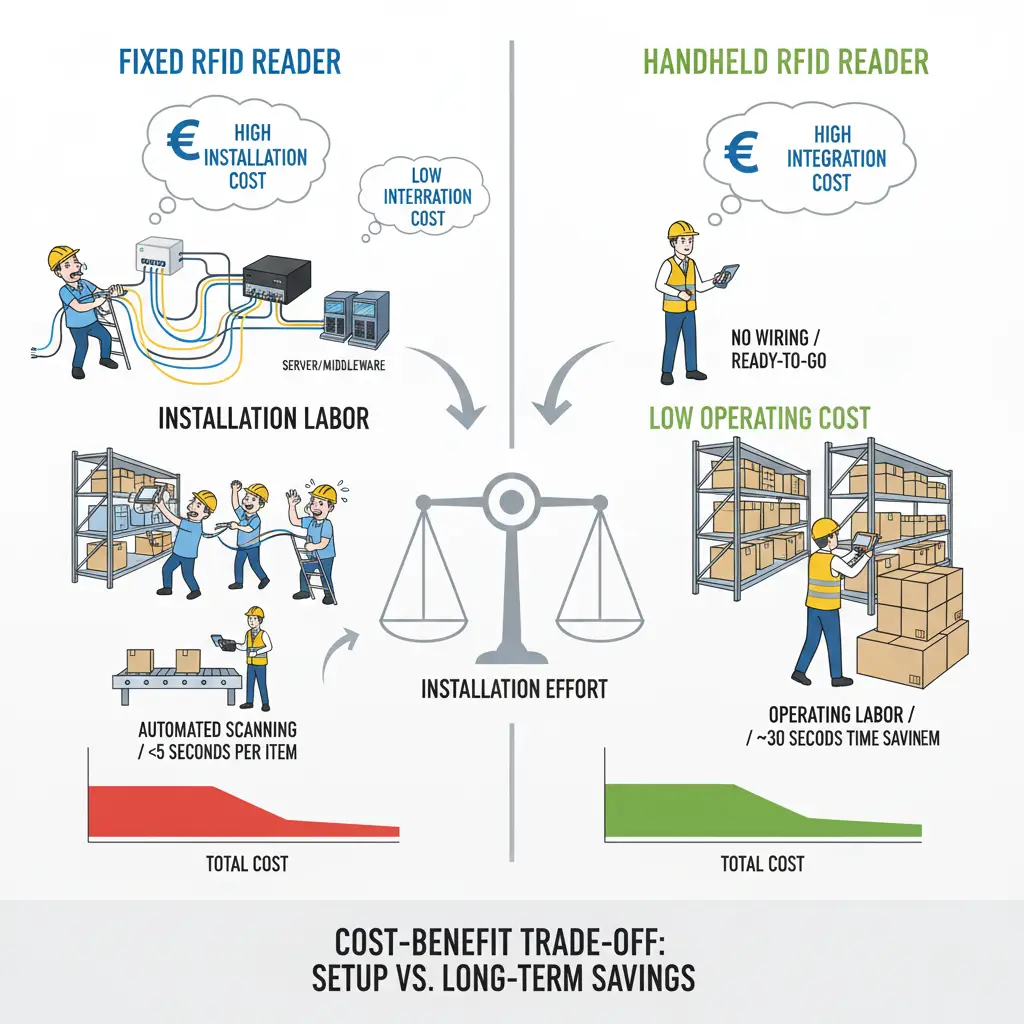 RFID integration and cabling setup