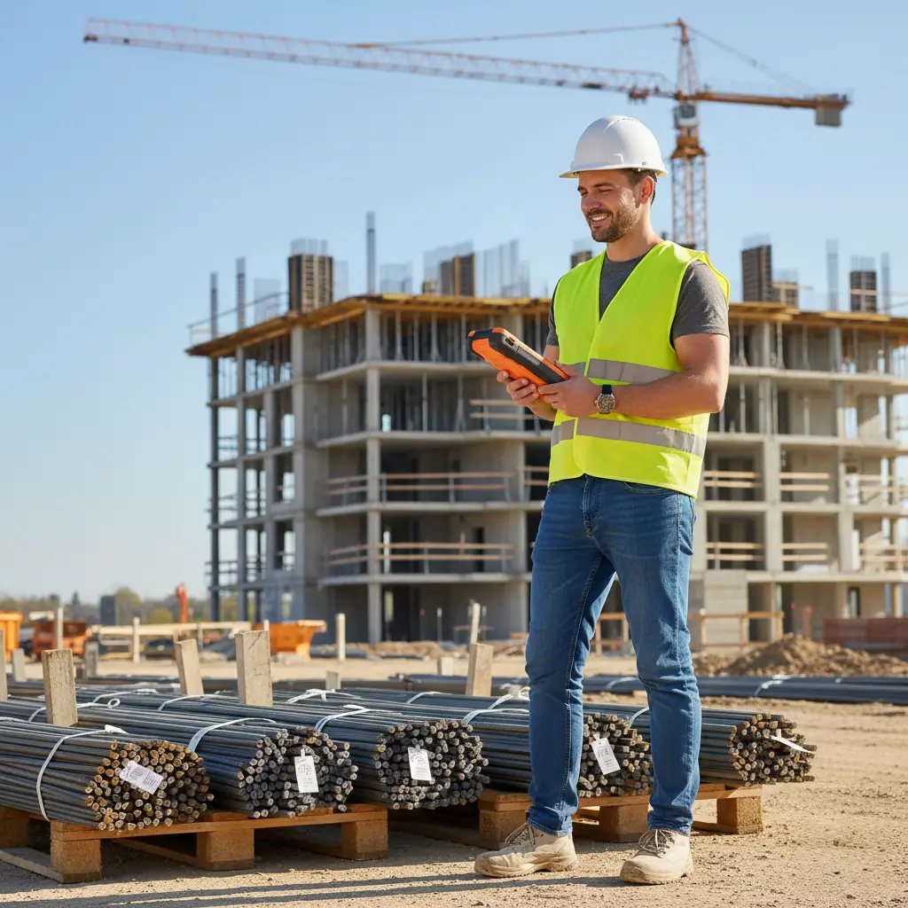 Worker scanning tools with handheld RFID reader