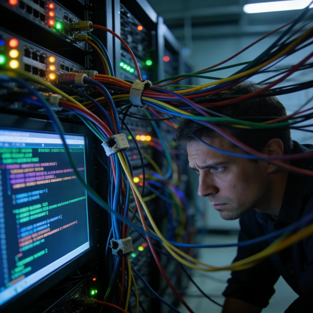 Diagram showing RFID workflow from reader to software
