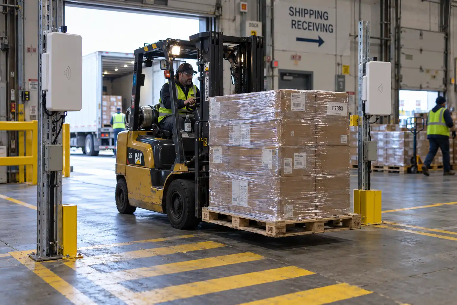 Passive RFID warehouse inventory tracking