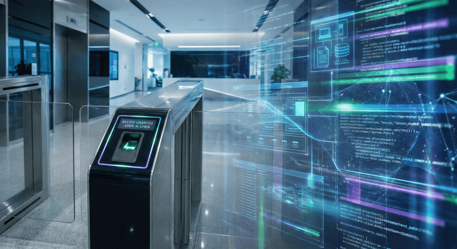 scalable commercial access control system setup