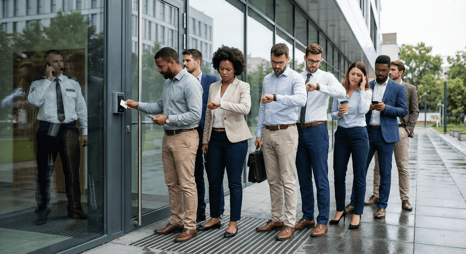 Internal mechanism of industrial RFID reader