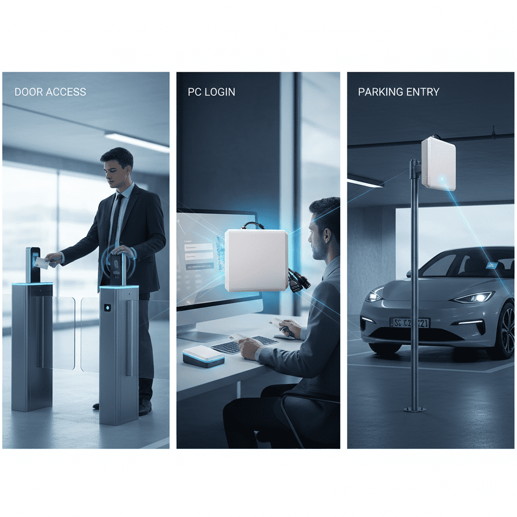 Hardware Guide: Extending RFID Beyond the Door (Parking, PC Login & Prototyping)