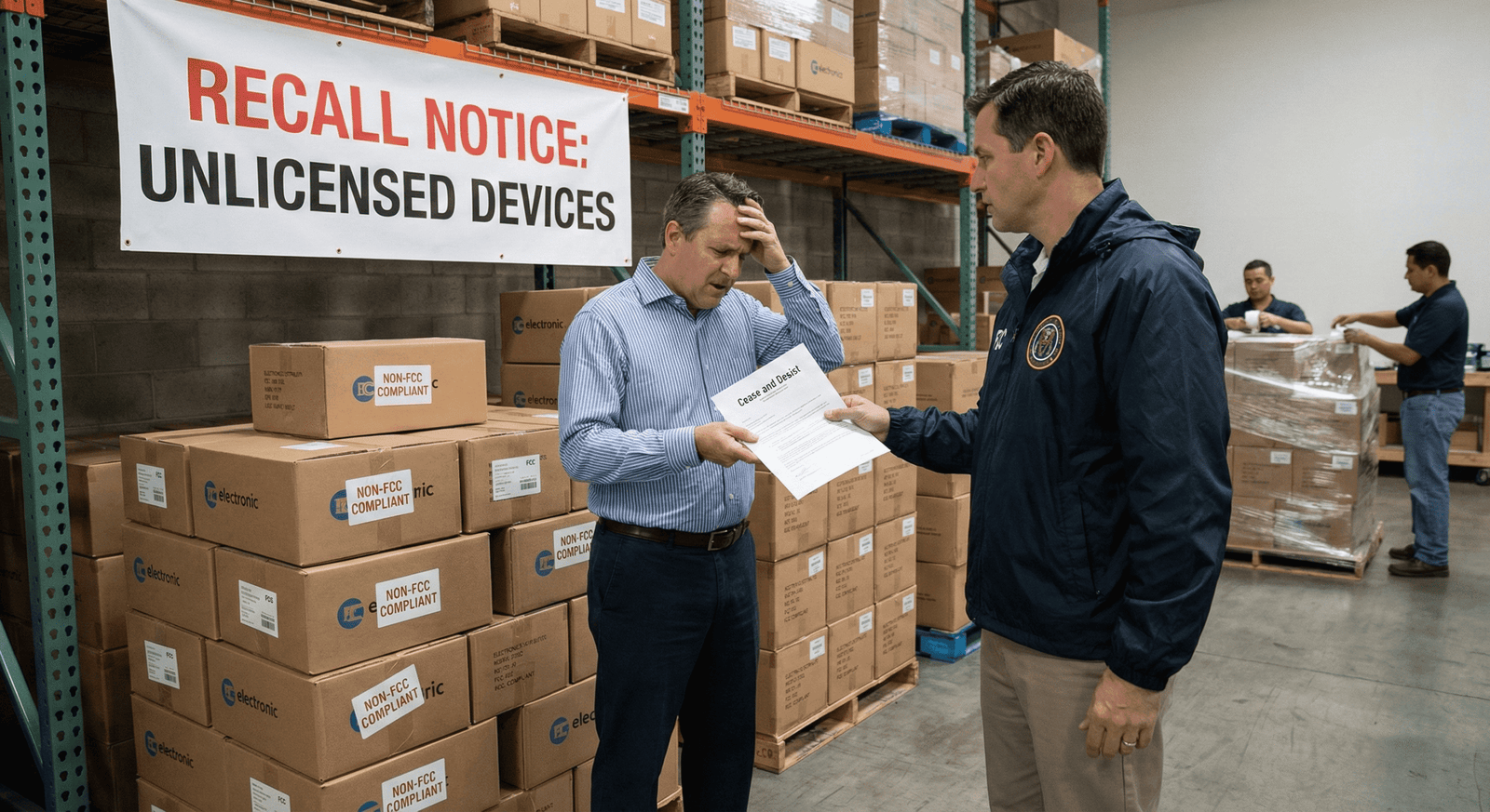 Recalled electronics boxes