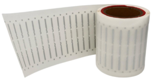 125x7mm UHF RFID Library Book Spine Tag (Ucode 9 / Higgs 10, Ultra-Slim Printable Smart Label, >10m Long Read Range)