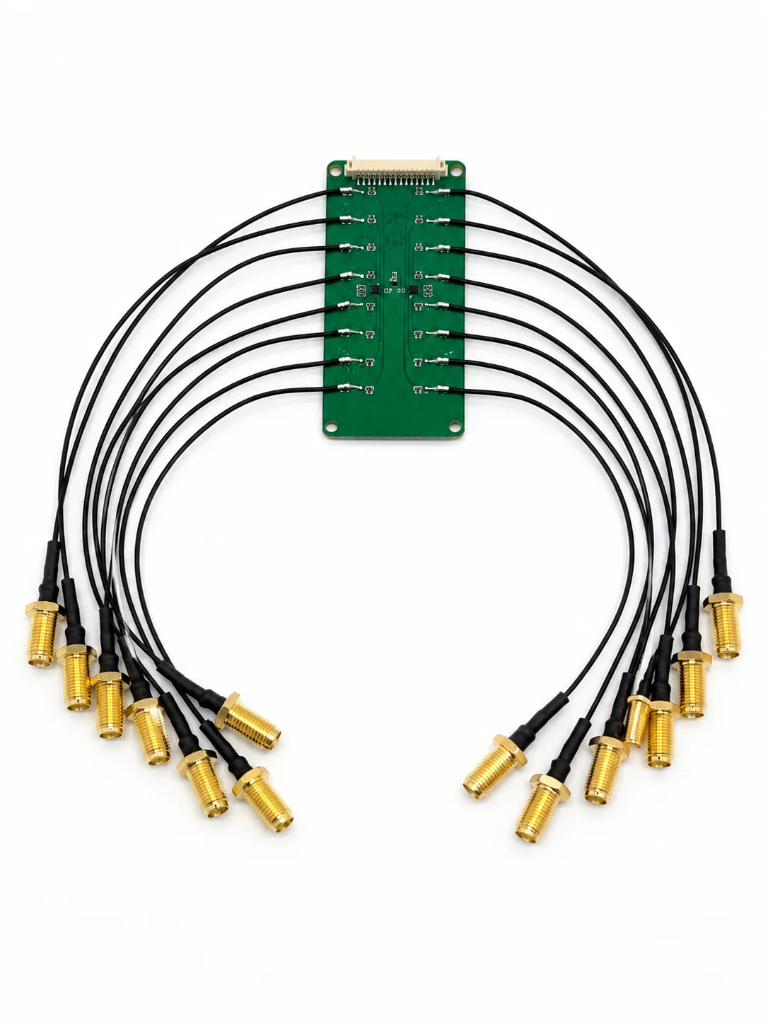 High-Density 16-Channel UHF RFID Reader Board with TTL Leveled Interface